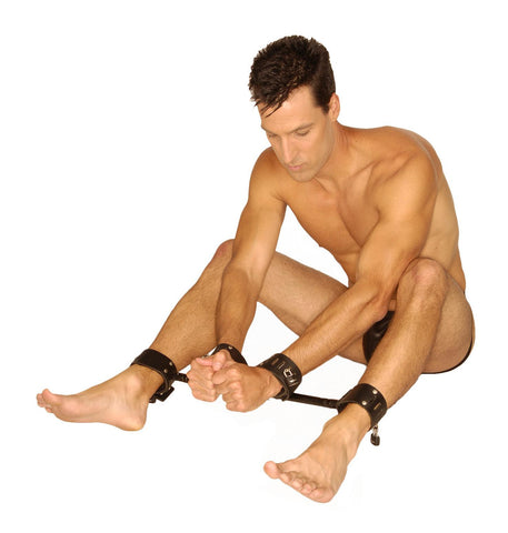 Strict Leather Locking Wrist and Ankle Spreader Bar