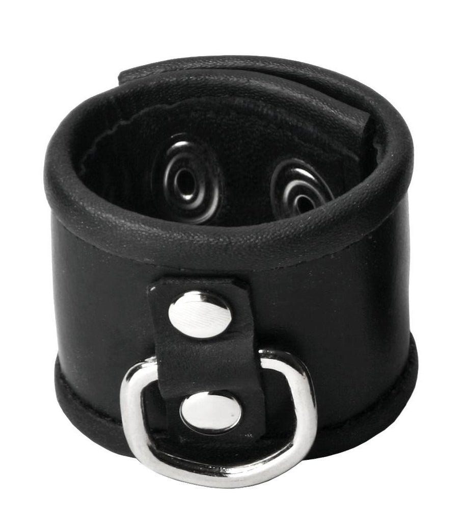 Leather Ball Stretcher with D-Ring - 1.75 Inches