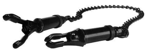 Black Deluxe Adjustable Nipple Clamps