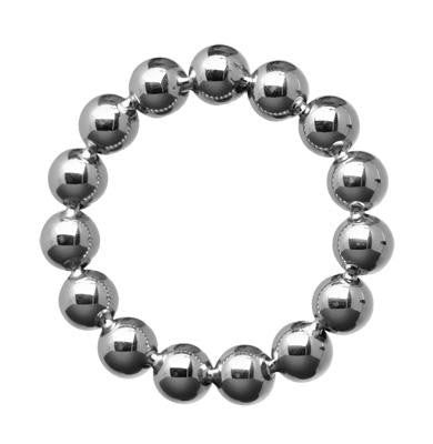 Meridian 1.75 Inch Stainless Steel Beaded Cock Ring