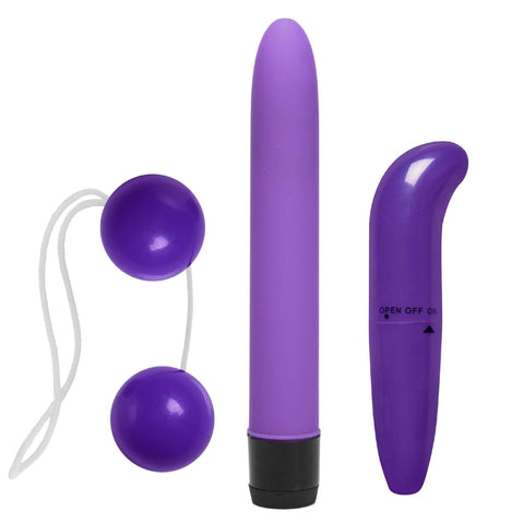 3 Piece Purple Pleasure Kit