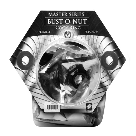 Bust A Nut Cock Ring Fishbowl Retail Display- 50 Piece Display