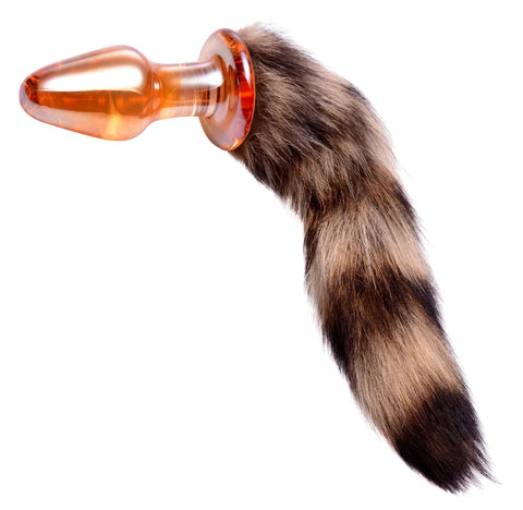 Fox Tail Glass Anal Plug