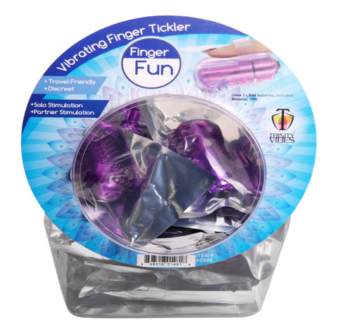 Vibrating Finger Tickler Fish Bowl - 30 Pieces