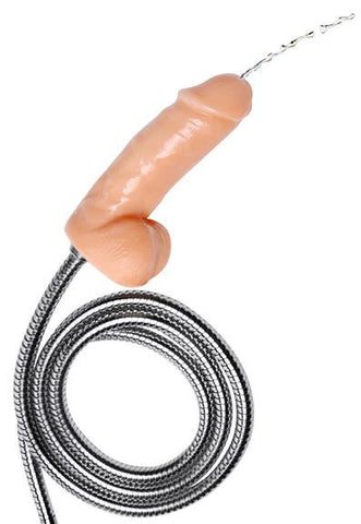 Shower Enema System with Dildo Tip Attachment