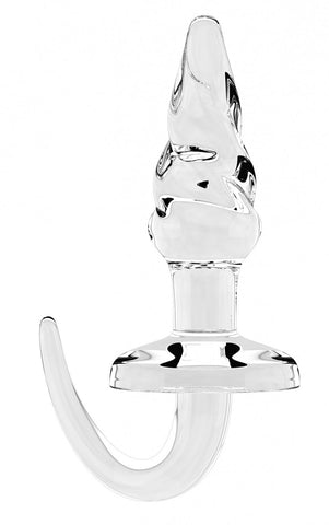 Sono No 11 Clear 6 Inch Butt Plug with Tail