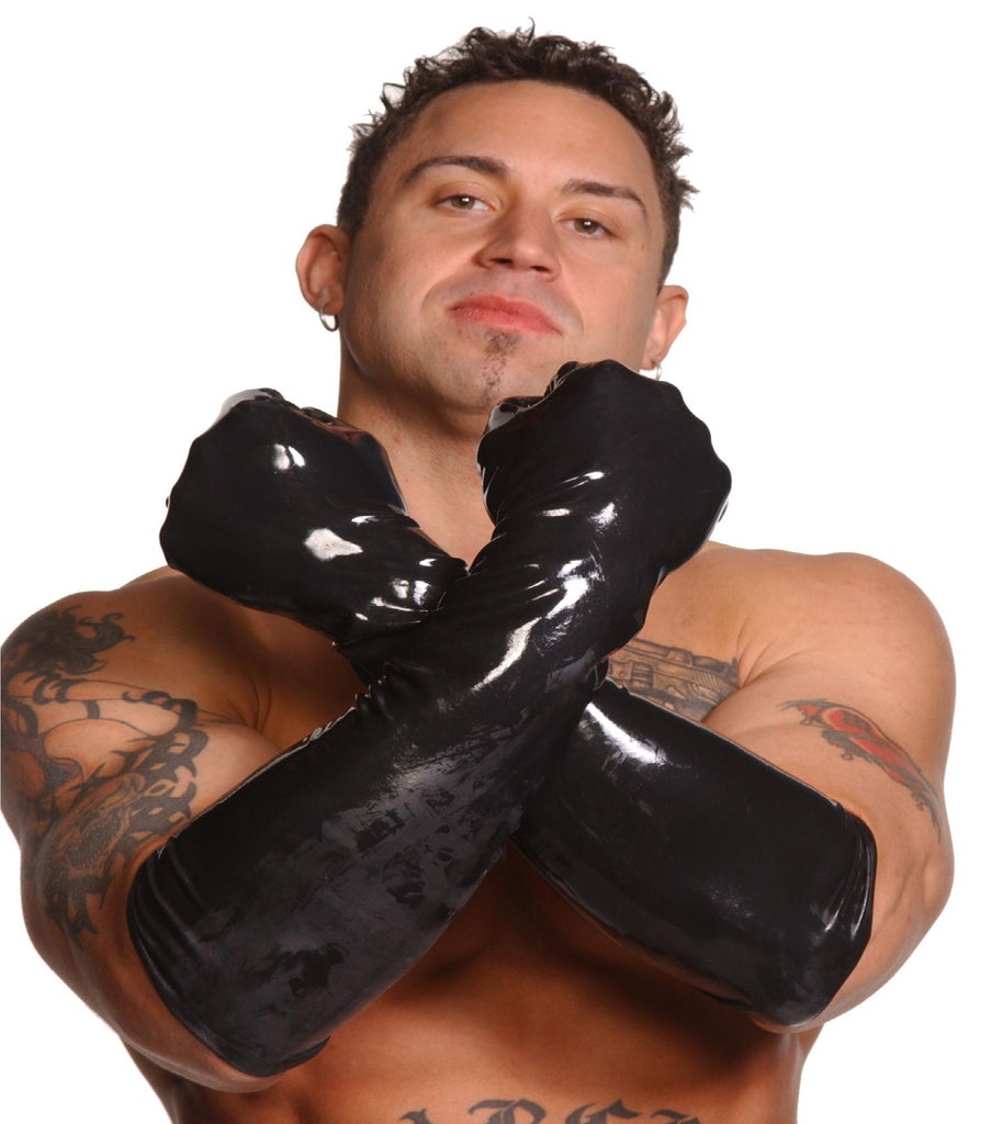 Mens Large  Elbow-Length Gloves