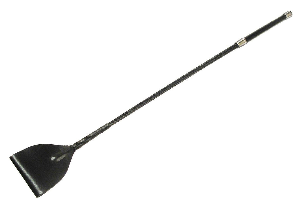 Mare Black Leather Riding Crop