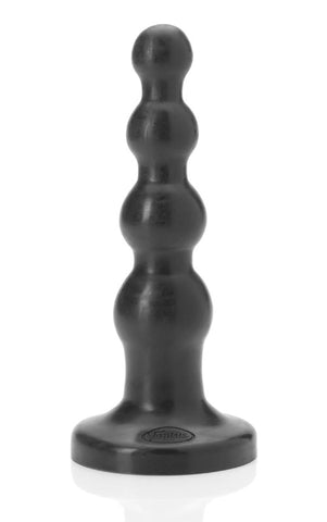 Large Ripple Silicone Dildo - Black